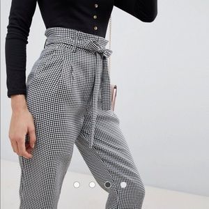 ASOS Petite Checkered Pants